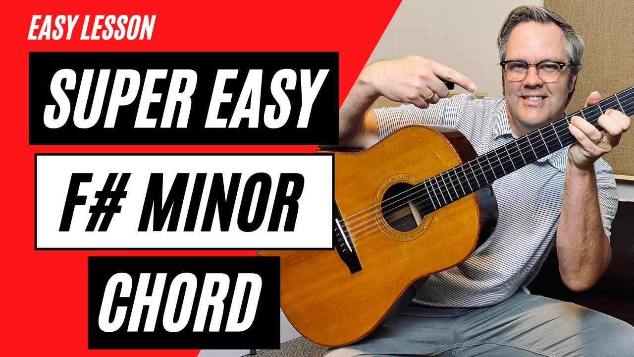 F SHARP MINOR CHORD Easy Way To Play F Minor Beginner Guitar